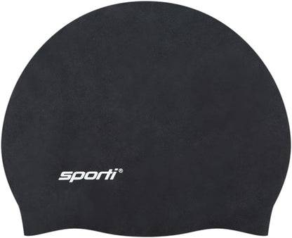 Sporti Silicone Swim Cap for Kids, Unisex Youth Swimming Cap, Protection Bathing Caps for Your Children, Aged 2-10