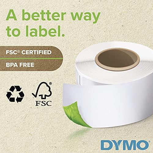 DYMO Authentic LW Multi-Purpose Labels DYMO Labels for LabelWriter Printers White 2" x 2-5/16" 1 Roll of 250