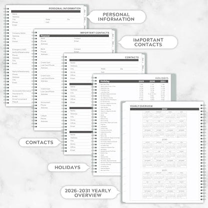 2026-2031 Monthly Planner/Calendar - 5 Year Planner, Jul.2026 - Jun.2031