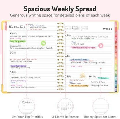 Jul 2026 - Dec 2027 Planner, Forvencer 18 Month Planner 2026-2027, 8.5"x11"
