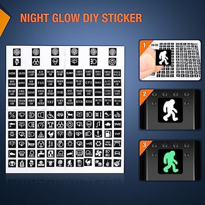 Nilight 3 Gang Rocker Switch Panel Green Backlit with 4.8 Amp Dual USB Charger Voltmeter Waterproof 12V 24V DC Night Glow Stickers for Cars Trucks Boats RVs