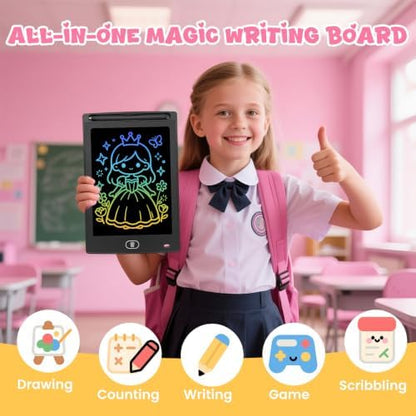 20 Pack LCD Writing Tablet for Kids, Erasable and Reusable Toddler Doodle Board in 8.5 inch, Ideal Educational Drawing Pad for Learning Toy for Ages 3-8 Gifts for Girls Boys