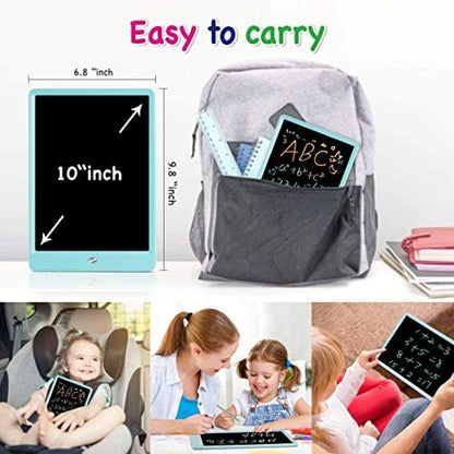 ORSEN LCD Writing Tablet 10 Inch, Colorful Doodle Board Drawing Pad for Kids, Toddler Toys for 3 4 5 6 7 8 Year Old Girls Boys Gifts (Blue)