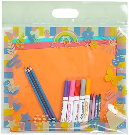 Really Good Stuff Boho Storage Bags - Set of 12