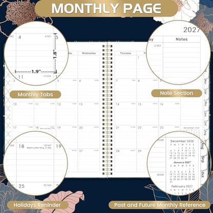 2027 Planner - Large Planner 2027, Jan.2027 - Dec.2027, 9" x 11"