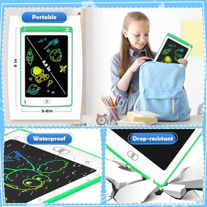 LCD Writing Tablet for Kids, 8.5 Inch Colorful Doodle Board Drawing Tablet, Educational Learning Toys Birthday Gifts for Boys Girls Age 3 4 5 6 7 8 (24 Pack)
