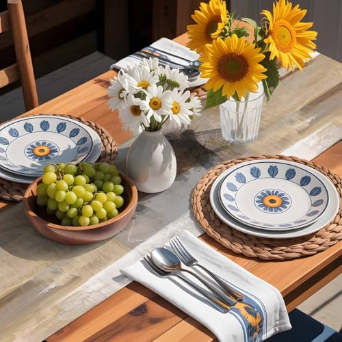 Brown Graffiti Art Table Runner Dresser Scarf 13 x 36 Inch Abstract Mottled Color Block Geometric Table Runners Non-Slip Heat Resistant Kitchen Dining Table Decor for Home Holidays Indoor Outdoor