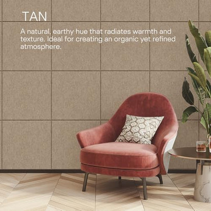 MaxGear Extra Large Bulletin Board 72" x 48", Tan Felt Wall Tiles Pushpins