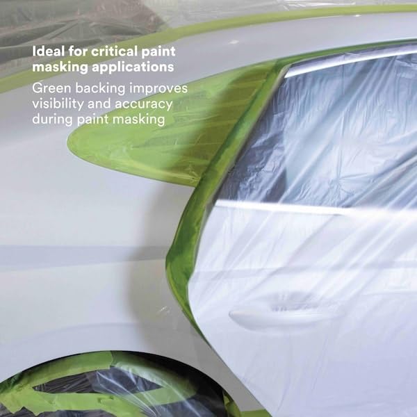3M High Performance Green Masking Tape 401+, 48 mm x 55 m, 1 Roll