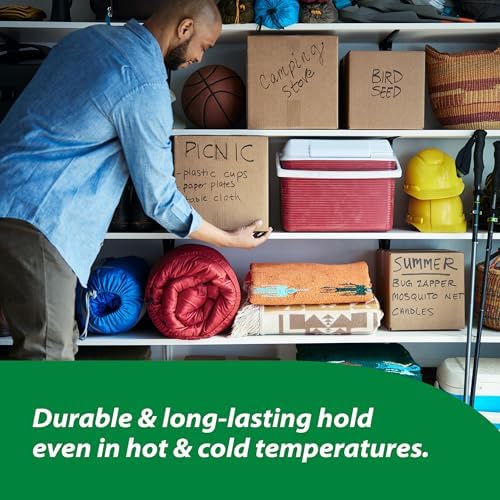 Duck HD Clear Extra Long Packing Tape - 6 Rolls of Heavy Duty Shipping and Moving Packing Tape – Clear Strong Packaging Tape for Boxes, Packing and Moving Supplies – 1.88 In. x 109 Yards (287975)