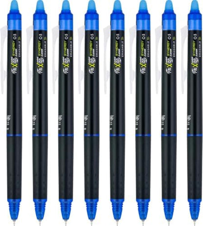 PILOT FriXion Synergy Clicker Erasable Gel Ink Pens, Extra Fine Point, Blue Ink, (17849) (Pack of 64)