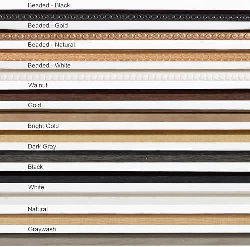 Kate and Laurel Sylvie Blank Framed Canvas Wall Art, 16x20 Bright Gold, Modern Empty Canvas for Paint-Your-Own Art, Ready to Paint Premium Canvas Already Framed