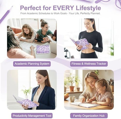 Planner 2026-2027, Weekly and Monthly Academic Planner, July 2026 - June 2027, Hardcover Calendar Agenda Book for School Year Planning, School Supplies for Teacher and Student, Letter Size(8.5'' x 11'')
