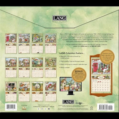 LANG BOUTIFUL BLESSINGS 2026 Wall Calendar - Made in USA
