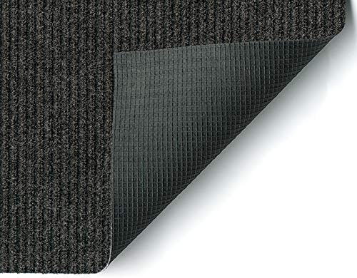 KOECKRITZ Heavy Duty Durable All Weather Indoor/Outdoor Non Slip Entrance Mat Rugs and Runners for Office Business Building Home Garage Front Door (4' x 12', Charcoal)