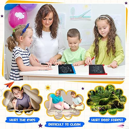 Nezyo 16 Pack 4.5 Inch Mini LCD Writing Tablet for Kids,Mix Colors