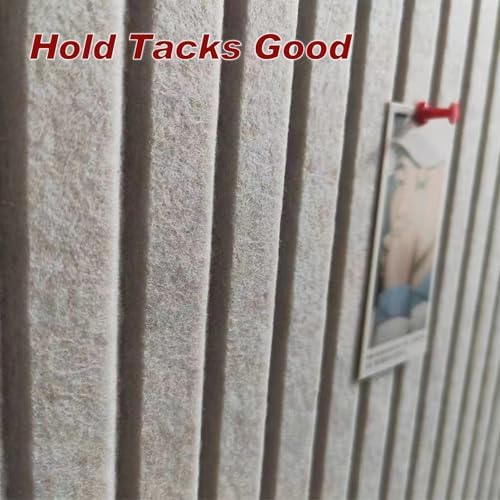 Large Felt Wall Tiles Cork Boards for Office Cubicle, 47"x35" Felt Photos Board Bulletin Tiles Pin Board for Walls Home Decor, Noise Reduction Boards Panels for Notes Memos, 12-Pack, Pink