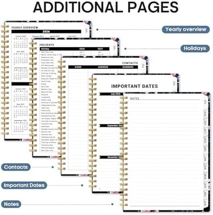 Planner 2026-2027, Monthly & Weekly Jul 2026-Jun 2027 Calendar Planner