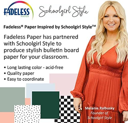 Fadeless Schoolgirl Style Bulletin Board Paper, Fade Resistant