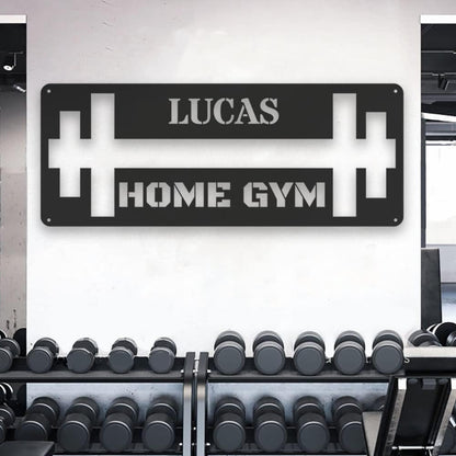 Custom Gym Sign, Sport Metal Wall Art,Personalized Fitness Room Sign, Home Decor,Gym Metal Wall Decor