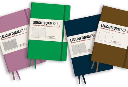 LEUCHTTURM1917 - Notebook Hardcover Medium A5-251 Numbered Pages for Writing and Journaling - Thinking Ahead (Squared Paper, Spice Brown)