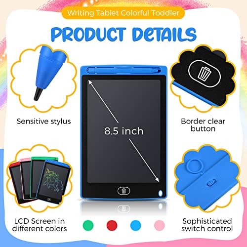Epakh 16 Pack LCD Writing Tablet, Blue, Green, Pink, Red