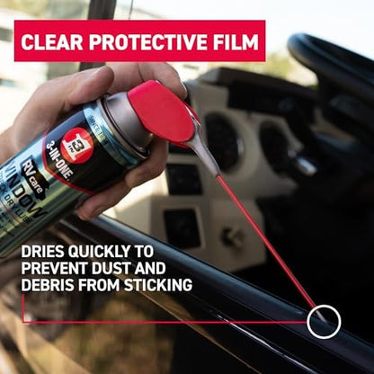 3-IN-ONE RVcare Window & Track Dry Lube with SMART STRAW SPRAYS 2 WAYS, 10 OZ