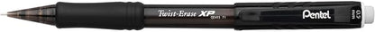Pentel Twist Erase EXPRESS Automatic Pencil, 0.5mm Lead Size, Black Barrel, Box of 12 (QE415A) (Pack of 2)