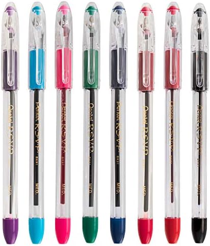 Pentel RSVP Ballpoint Pen, (0.7mm) Fine Line, Violet Ink, 72pk Canister (BK90PC72V)