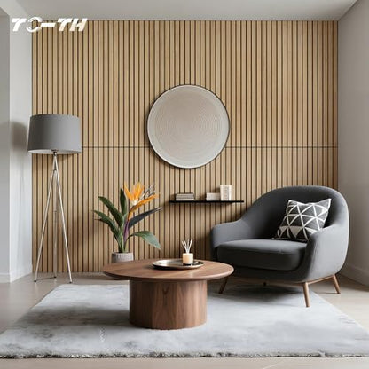 TO-TH Soundproof Panels Decorative Noise Absorbing Wall Panel 10 Pack, Teak