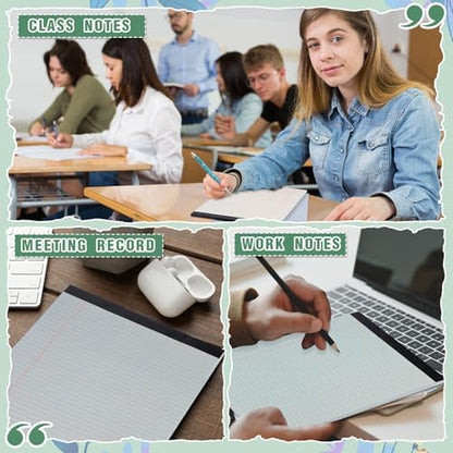 Fuutreo 8 Pcs Legal Pads 8.5 x 11 Colored Note Pads, Aesthetic Color