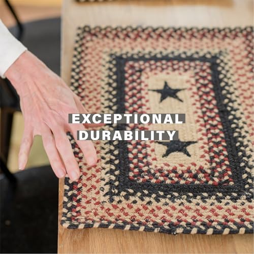Homespice Gloucester Jute Braided Placemats, Rect 13x19 Set of 4