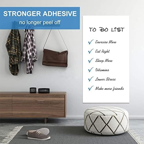 AFMAT White Board Wallpaper, Whiteboard Roll, Stick on White Boards for Wall, 1.5x11ft Peel and Stick Dry Erase Roll, Stain-Proof, Super Sticky Whiteboard Sticker for Wall/Table/Door, 2 Rolls PP06