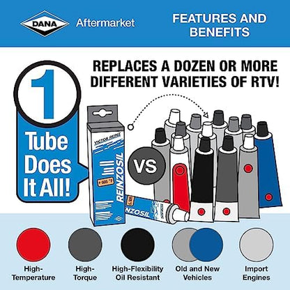 Victor Reinz 70-31414-10 Reinzosil RTV Silicone - 70 ml Tube (Pack of 2)