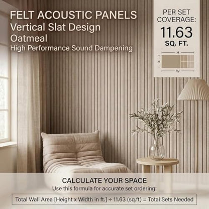Striped Square Felt Bulletin Board Tiles, 6 Pack