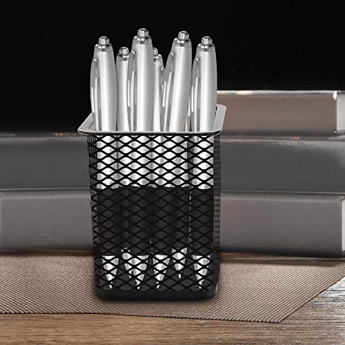 DISCOUNT PROMOS Colored Grip Gel Pens Set of 10, Bulk Pack - Great for Office, School, Business, Tradeshows, Events - BlackBI