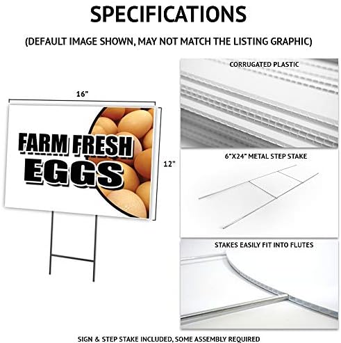 Tattoos & Piercing 12"x16" Yard Sign & Stake Outdoor Plastic coroplast Window