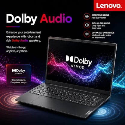 Lenovo 2026 V15 Business Laptop with Microsoft 365 for The Web, AMD 7000 Series Ryzen CPU (Beats Intel i7-1160G7), 15.6" FHD Display, 16GB RAM, 2TB SSD, RJ-45, HDMI, Wi-Fi 6, Windows 11 Pro