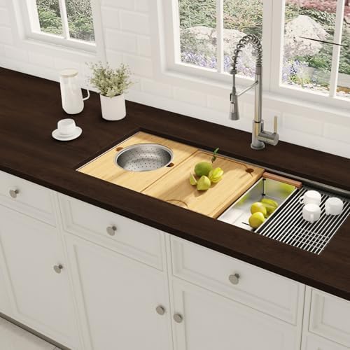 Abyssaly Wood Contact Paper - Brown Walnut Wood Grain Peel and Stick Wallpaper for Countertops - Self Adhesive Removable Wood Viny Film Easy to Clean for Cabinets Desks and Drawers15.7 x 118"