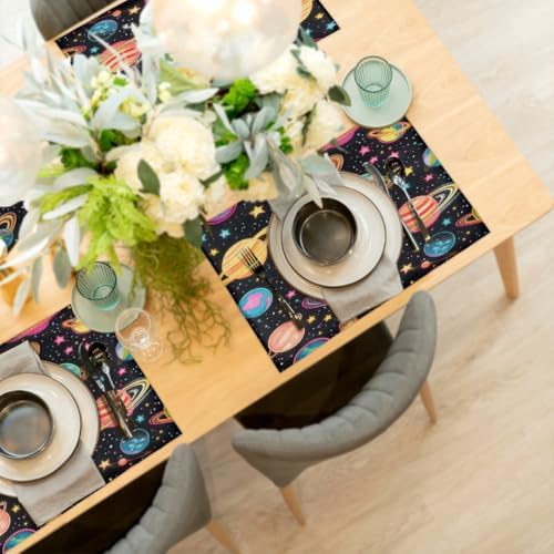 Placemats 12x18 Inch Washable Linen Place Mats Cloth Tables Mats