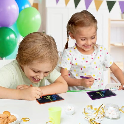 Playtapus Mini LCD Writing Tablet for Kids, 24 Pack – 4.5" Reusable Doodle Boards, Non-Candy Party Favors, Goodie Bag Fillers, Classroom Prizes, Screen-Free Travel Toys for Boys & Girls Ages 3-8