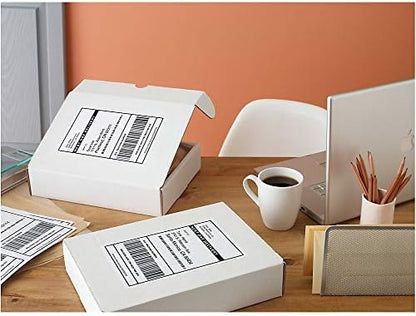Avery Printable Shipping Labels, Sure Feed Technology, 2" x 4", White, 500 Blank Mailing Labels (8363)