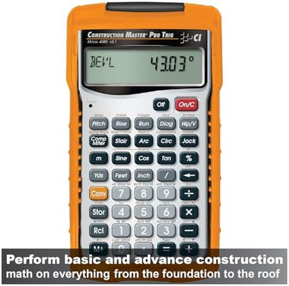 Calculated Industries 4080 Construction Master Pro Trig Calculator