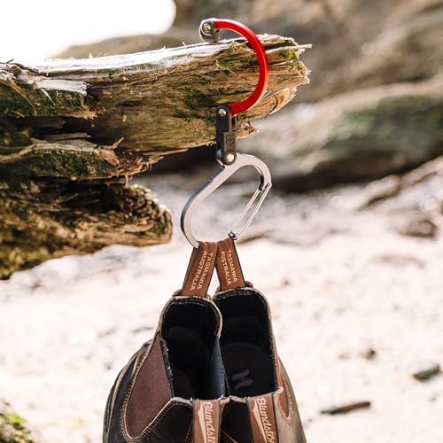 GEAR AID HEROCLIP 360° Swivel Carabiner Gear Clip and Hook (Medium) for Camping, Backpack, Suitcases and Garage Organization