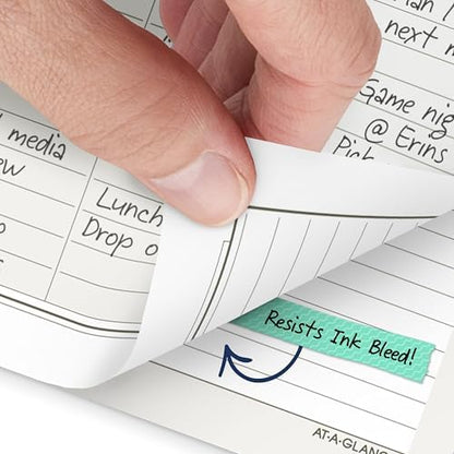 AT-A-GLANCE 2027 Planner Refill Daily, 5.5" x 8.5", Desk Size 4, Two Page Per Day Refill, 7-Ring Loose-Leaf (481-225-27)