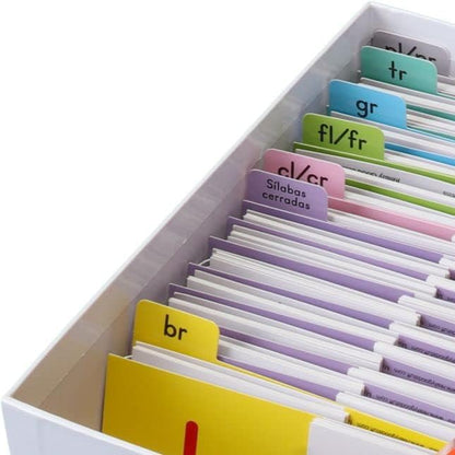 Really Good Stuff Spanish Advanced Syllable Flip Books - Set of 30