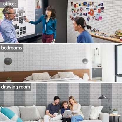 Large Self-Adhesive Cork Board,Set of 12 Soundproof Wall Tiles,Felt Wall Cushion for Home,Studio,Recording Room,Office,Acoustic Treatment (Grey)