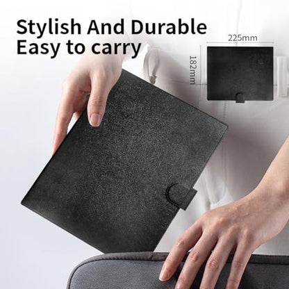 10" LCD Writing Tablet for Adults Business Leather Digital Notepad