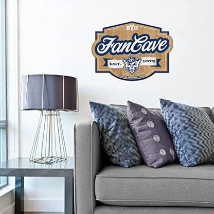YouTheFan NCAA Officially-licensed FanCave 3D wall art - ready-to-hang, 3D multi-layered construction - floating wall mount design - Perfect fan gift