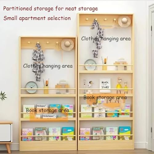Narrow Doorway Sto Shelf, 3-4 Tier Wall nizer, Cact Bookcase for Bedroom, Living Room, Home, Office - Space-Saving Design Behind Door